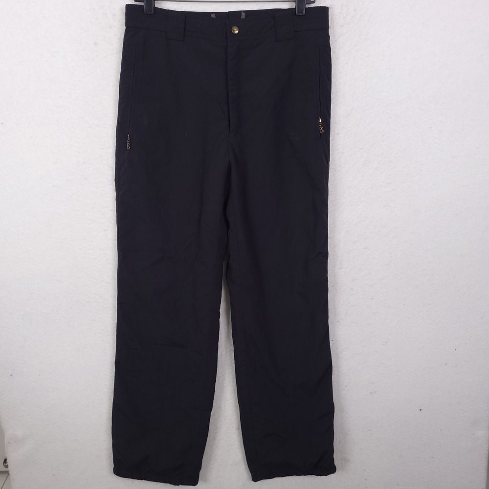 Bogner Ski Pants Mens 30x30 Black Vintage Insulated Snow Trousers USA Made